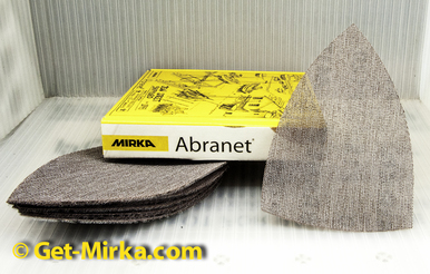 Mirka Abranet 2-3/4 Inch by 5-Inch Sanding Sheets - 50/Box